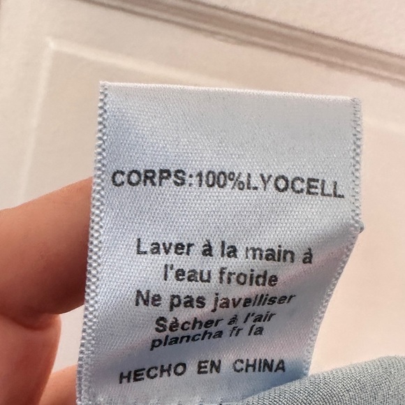 Sky to Moon Tiered Ruffle Maxi Skirt Chambray Graffiti Art Elastic Waist Boho - Picture 15 of 17